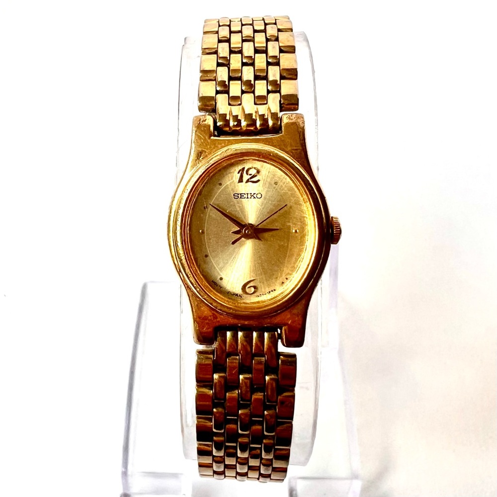 SEIKO Quartz 17mm Gold Tone Watch